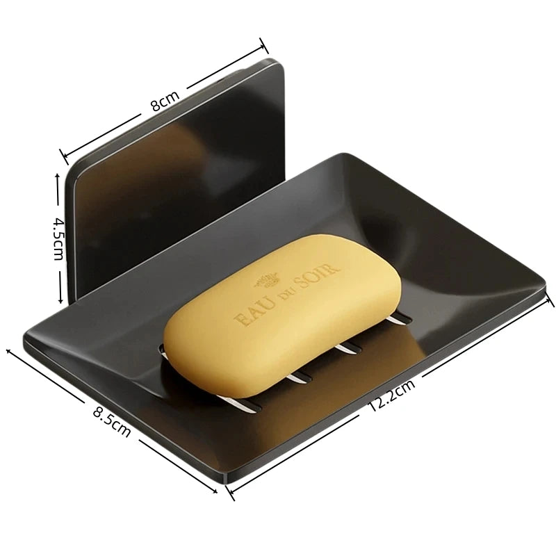 Wall-Mounted Self-Draining Soap Holder
