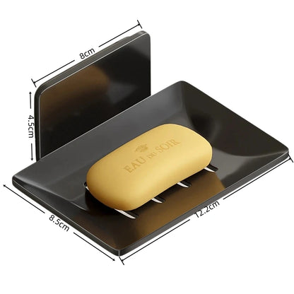 Wall-Mounted Self-Draining Soap Holder