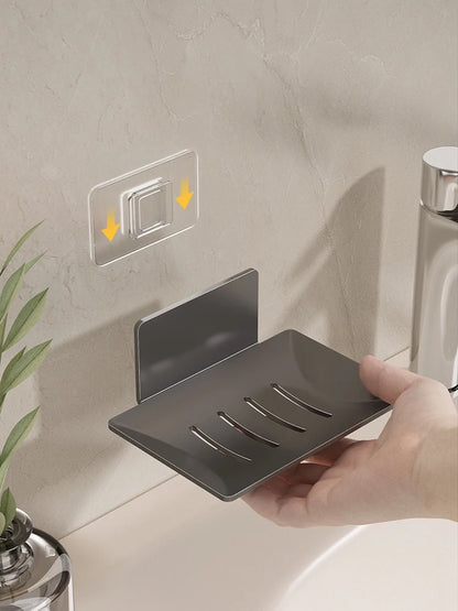 Wall-Mounted Self-Draining Soap Holder