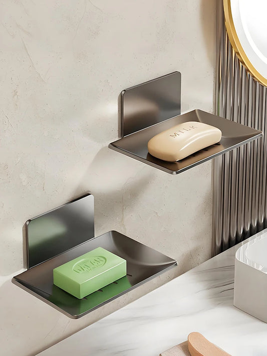Wall-Mounted Self-Draining Soap Holder