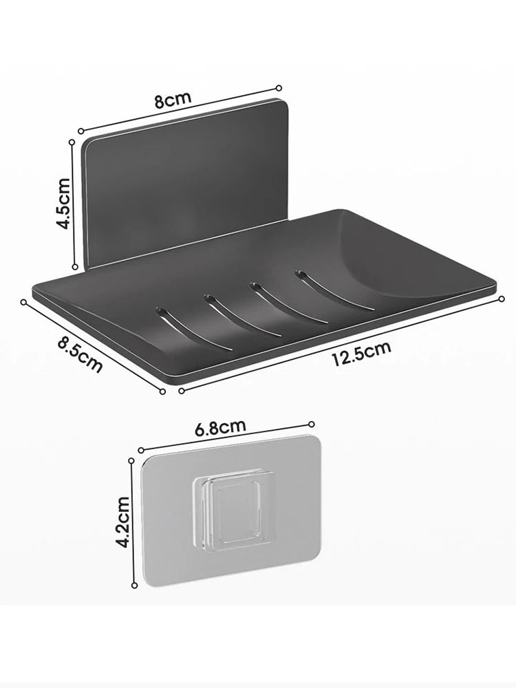 Wall-Mounted Self-Draining Soap Holder
